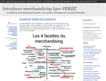 Tablet Screenshot of interfacesmerchandising.fr
